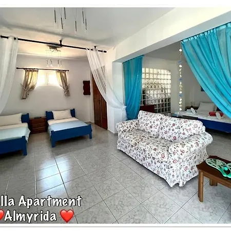 Stella In Almyrida Slechts 350m Vanaf Het Strand, Auto Huren Niet Nodig Appartement Almirida